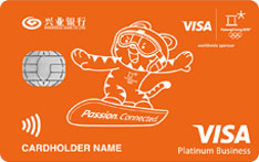 興業銀行VISA平昌冬奧主題白金信用卡(吉祥物版)