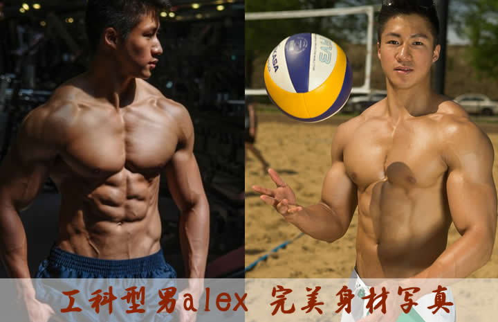 工科型男alex肌肉圖