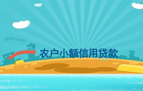 農村個人信用貸款